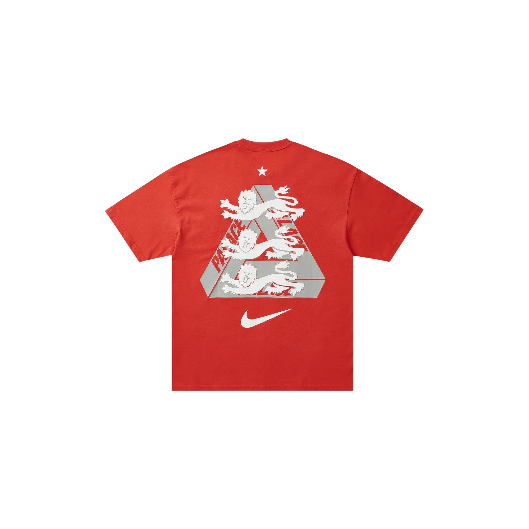 Palace x Nike England T-Shirt Light Crimson at Stashed UAE