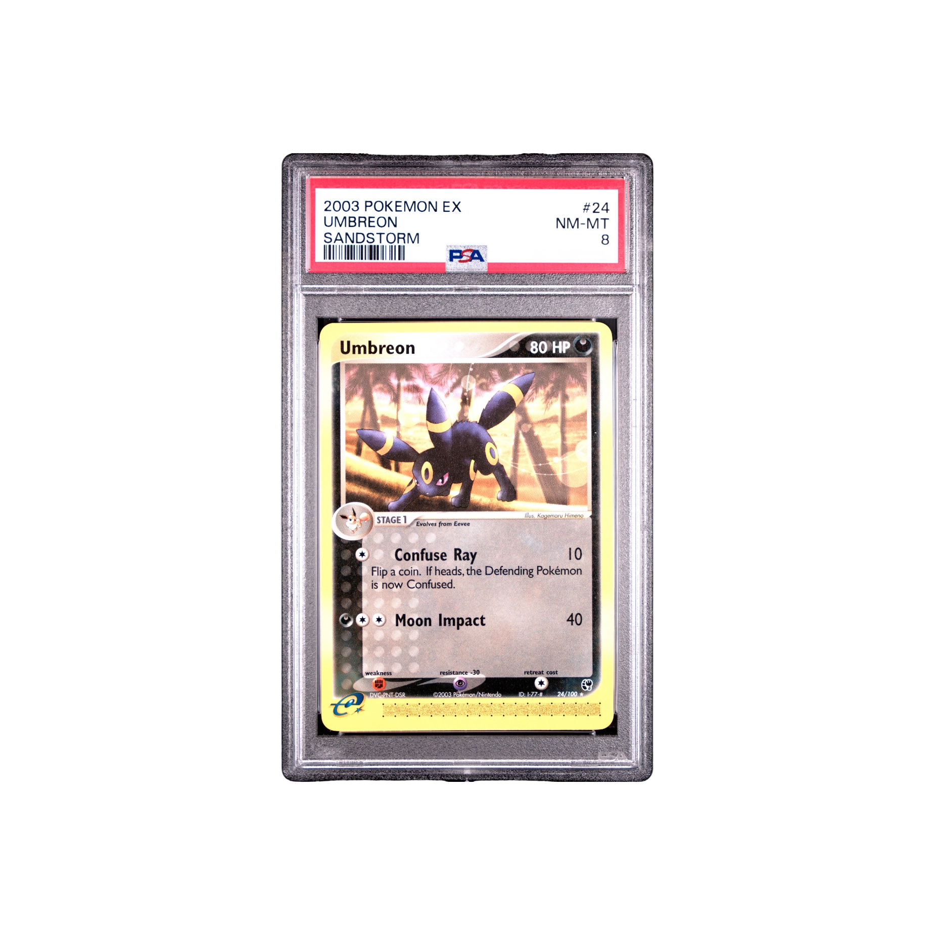 2003 Pokemon EX Sandstorm NM-MT 8 Umbreon at Stashed UAE