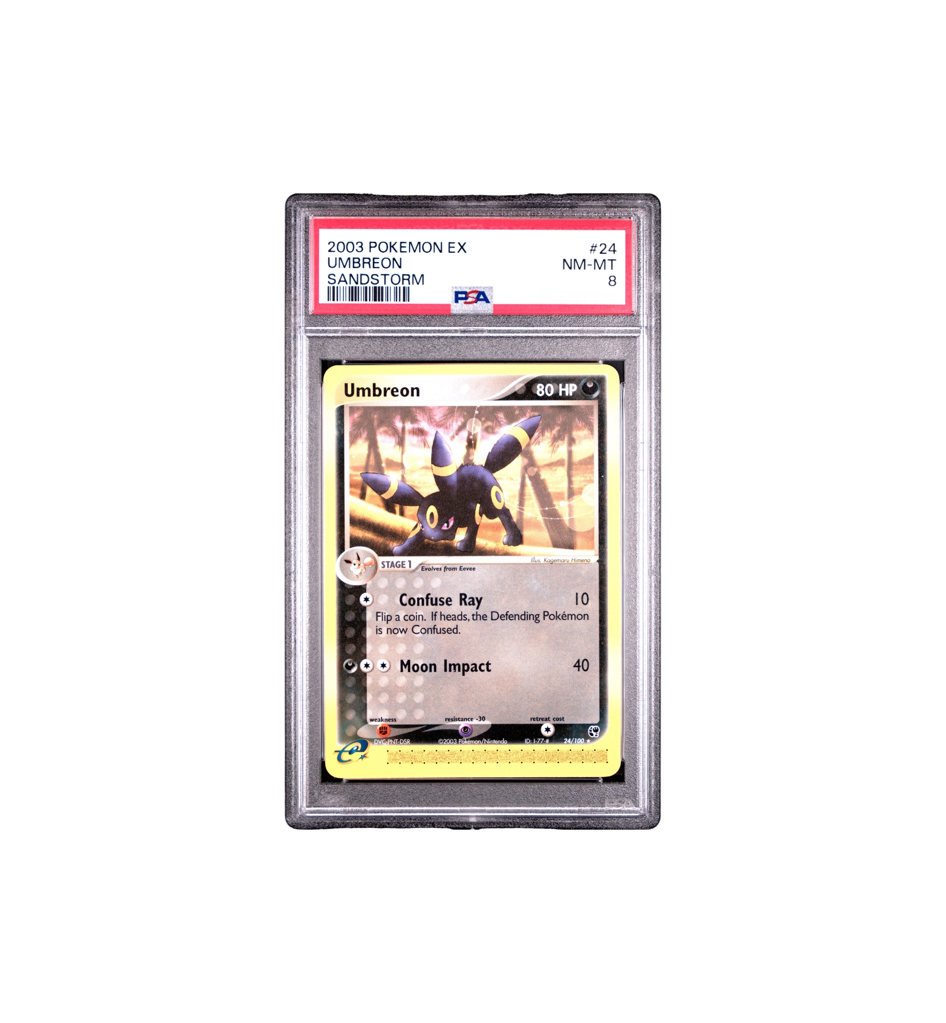 2003 Pokemon EX Sandstorm NM-MT 8 Umbreon at Stashed UAE
