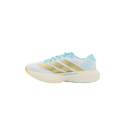 Adidas Adizero Evo SL Bape Blue Pink Gold side view at Stashed UAE