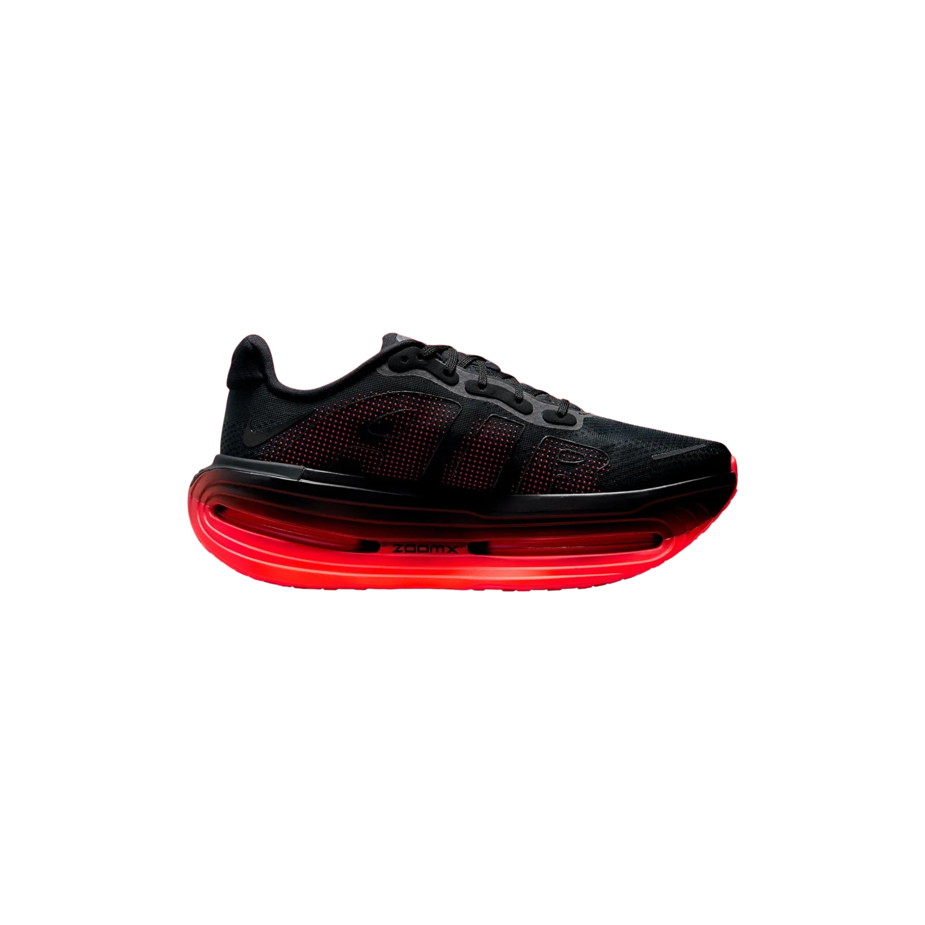 Nike Vomero Premium Black Bright Crimson side view at Stashed UAE