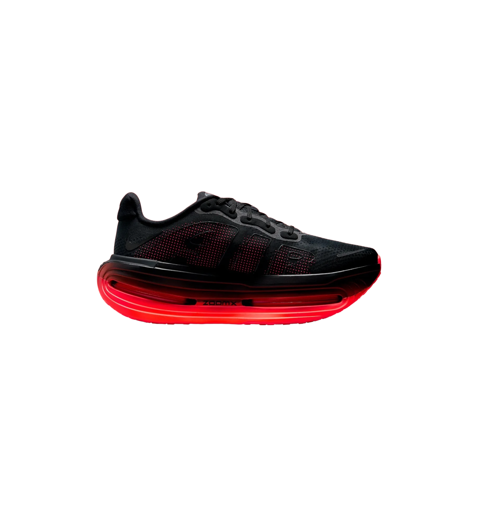 Nike Vomero Premium Black Bright Crimson side view at Stashed UAE