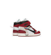 Air Jordan 1 Retro High Off-White Chicago heel view at Stashed UAE