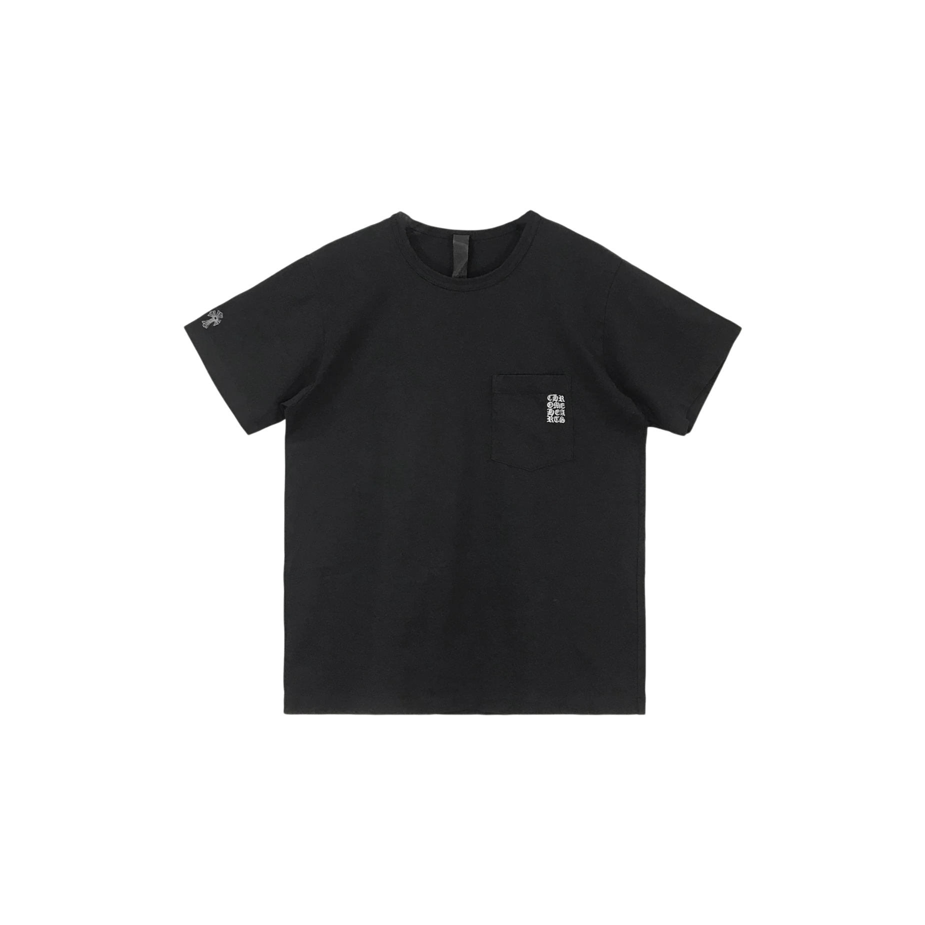 Chrome Hearts GRP Y NOT Embroidered Pocket Tee Black at Stashed UAE