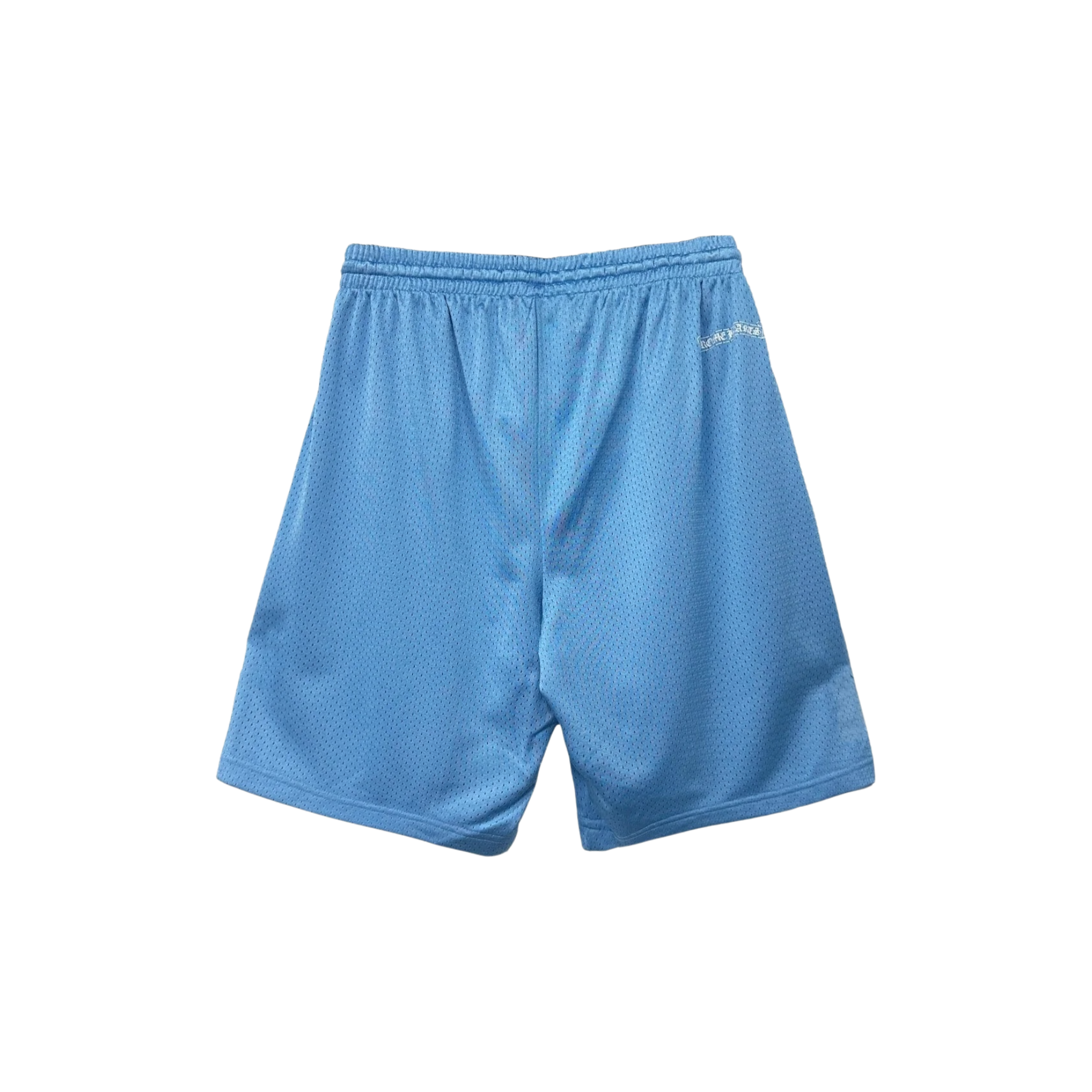 Chrome Hearts Sports Mesh Varsity Shorts Blue back view at Stashed UAE