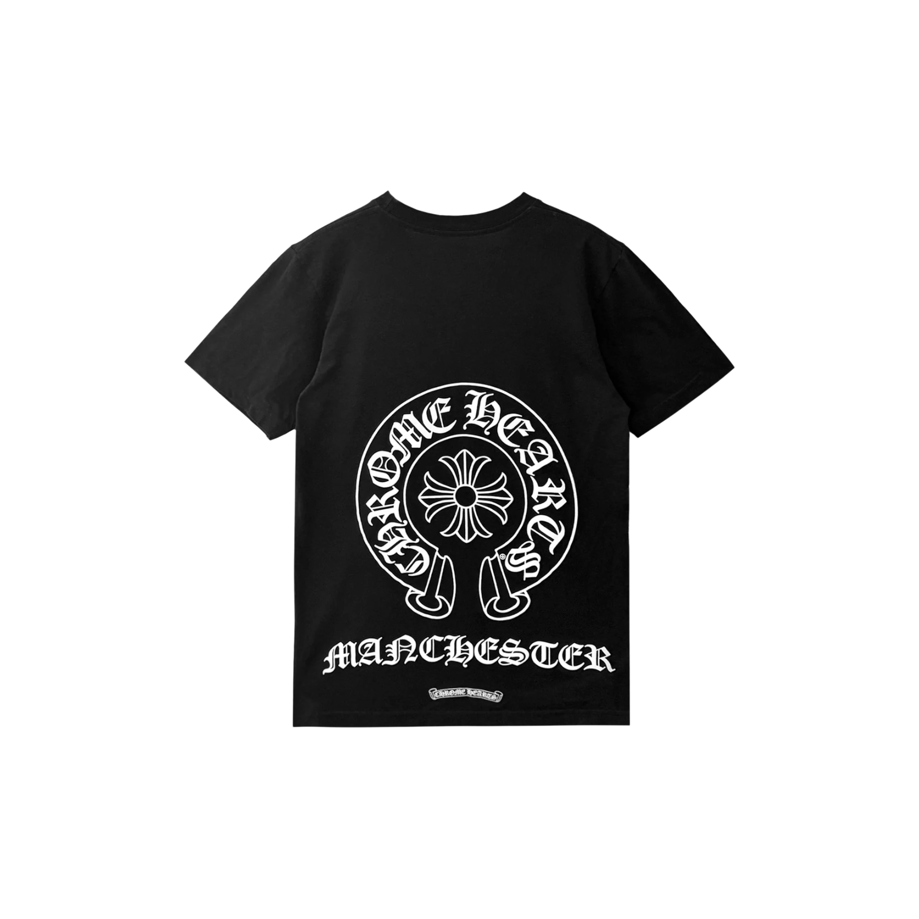 Chrome Hearts Manchester Exclusive Horseshoe Tee Black at Stashed UAE