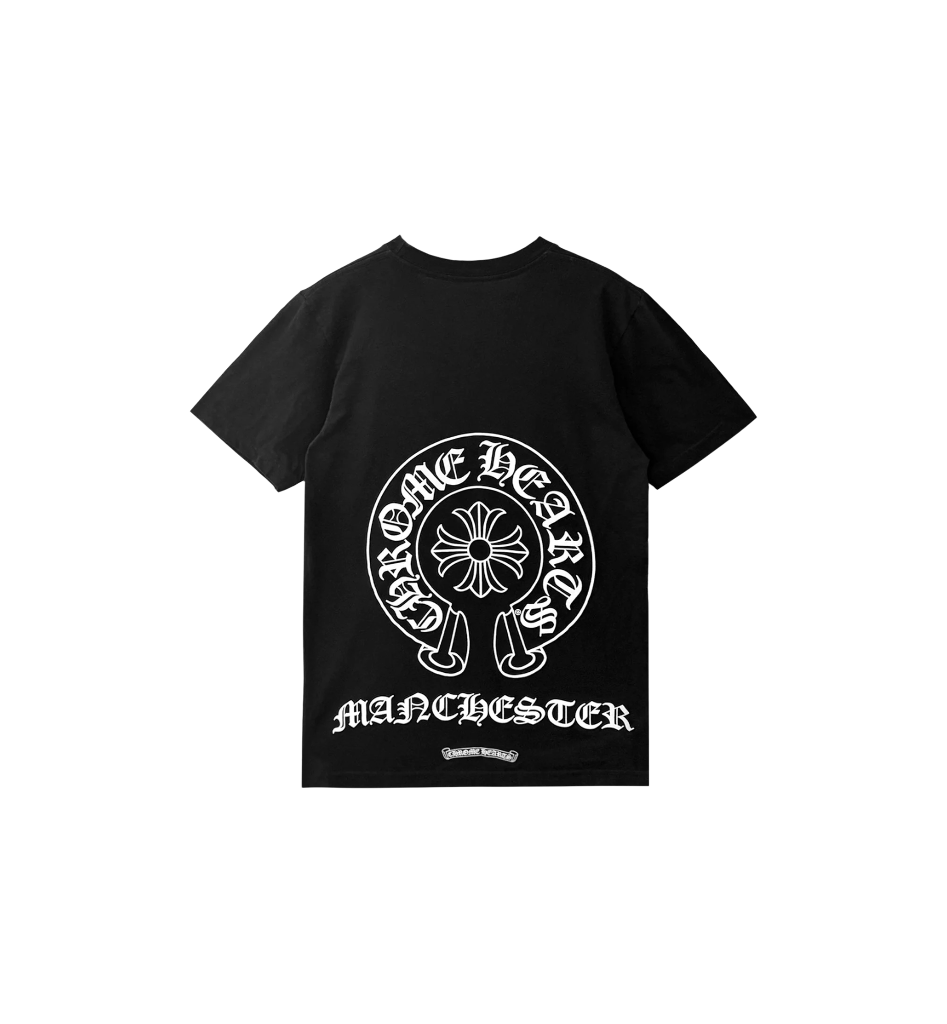 Chrome Hearts Manchester Exclusive Horseshoe Tee Black at Stashed UAE