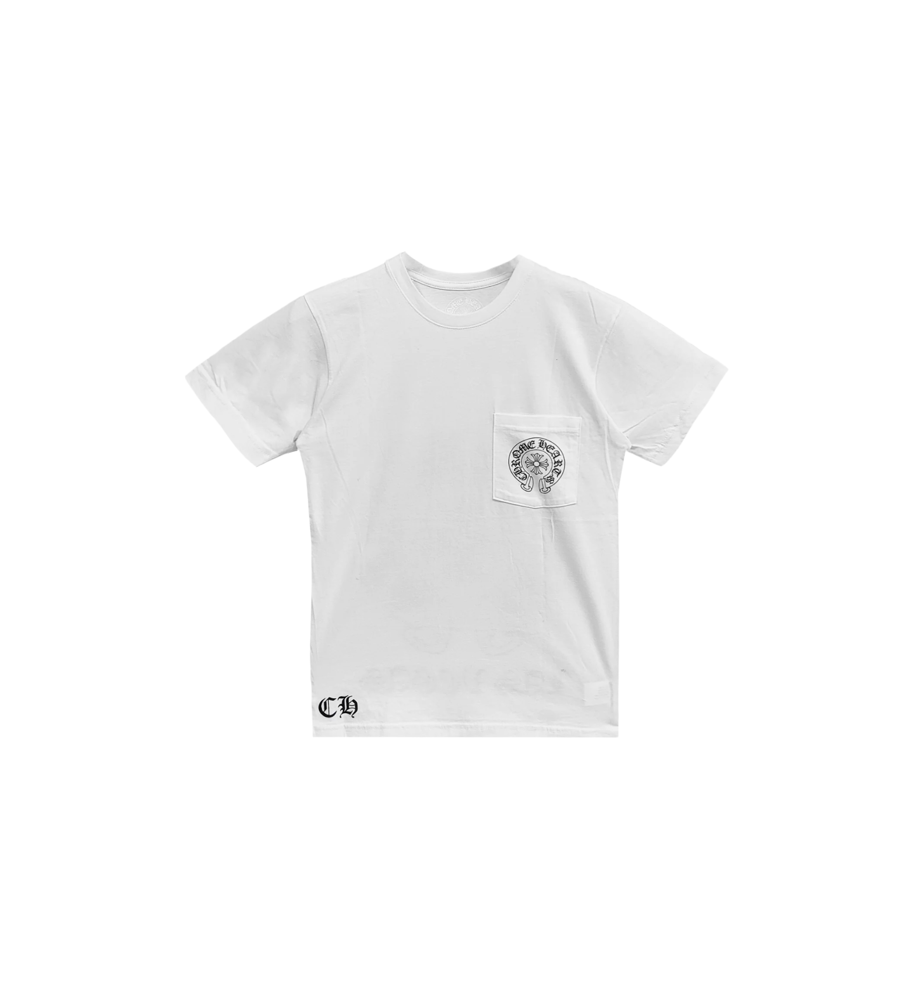 Chrome Hearts Las Vegas Horseshoe Logo T-Shirt White front view at Stashed UAE