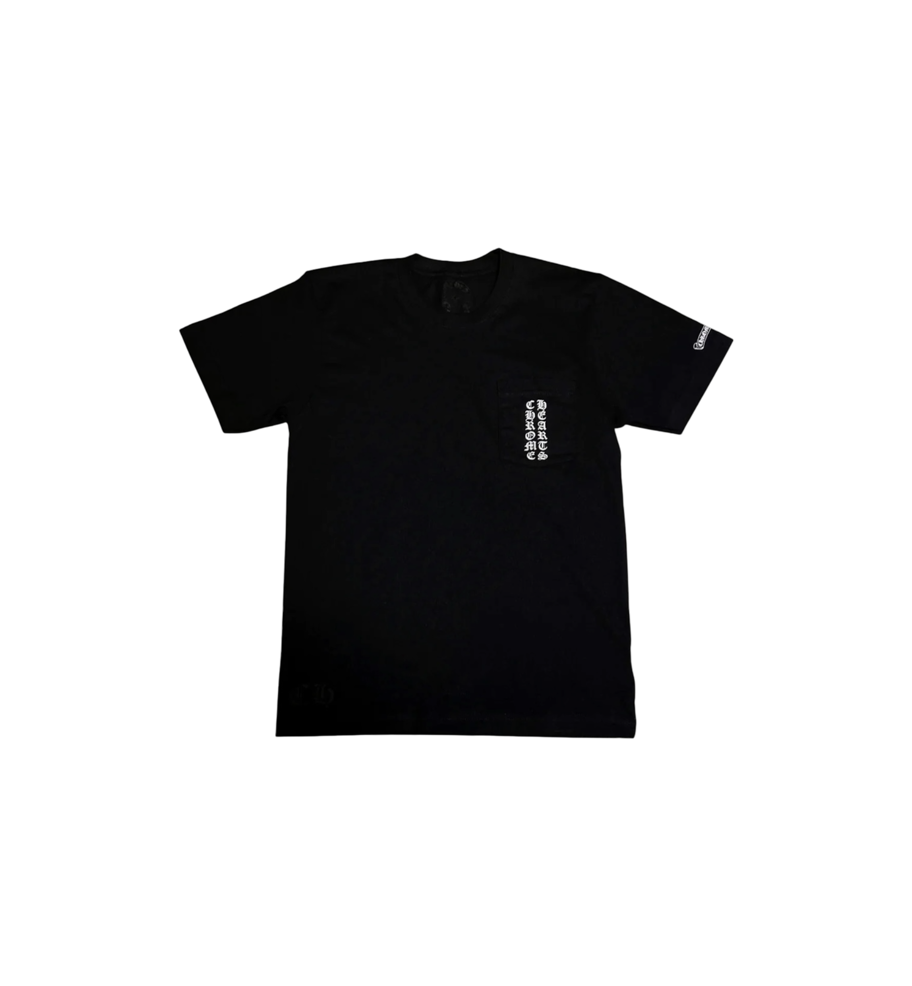 Chrome Hearts Osaka Exclusive Scroll Label Tee Black front view at Stashed UAE