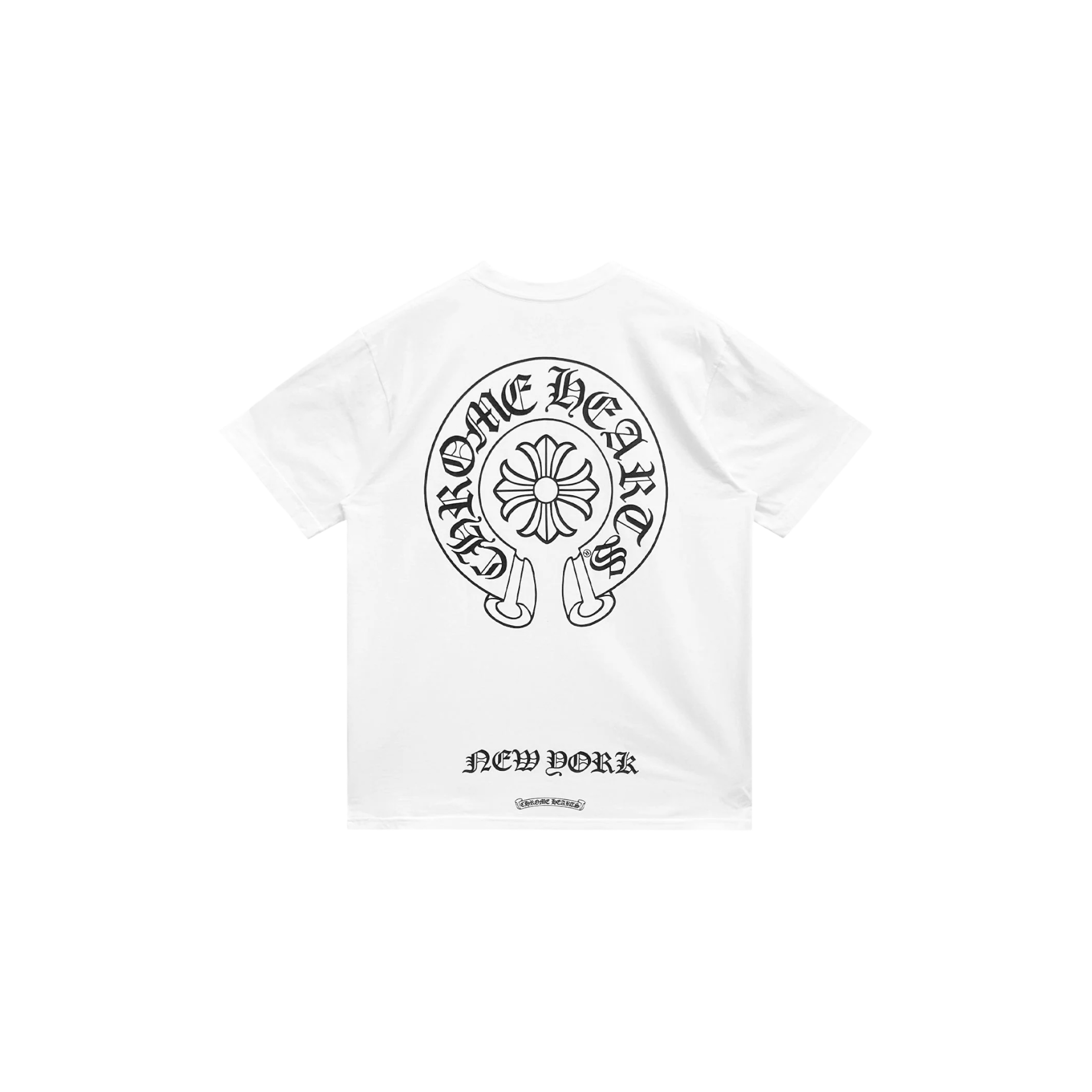 Chrome Hearts New York Exclusive Horseshoe Tee White at Stashed UAE