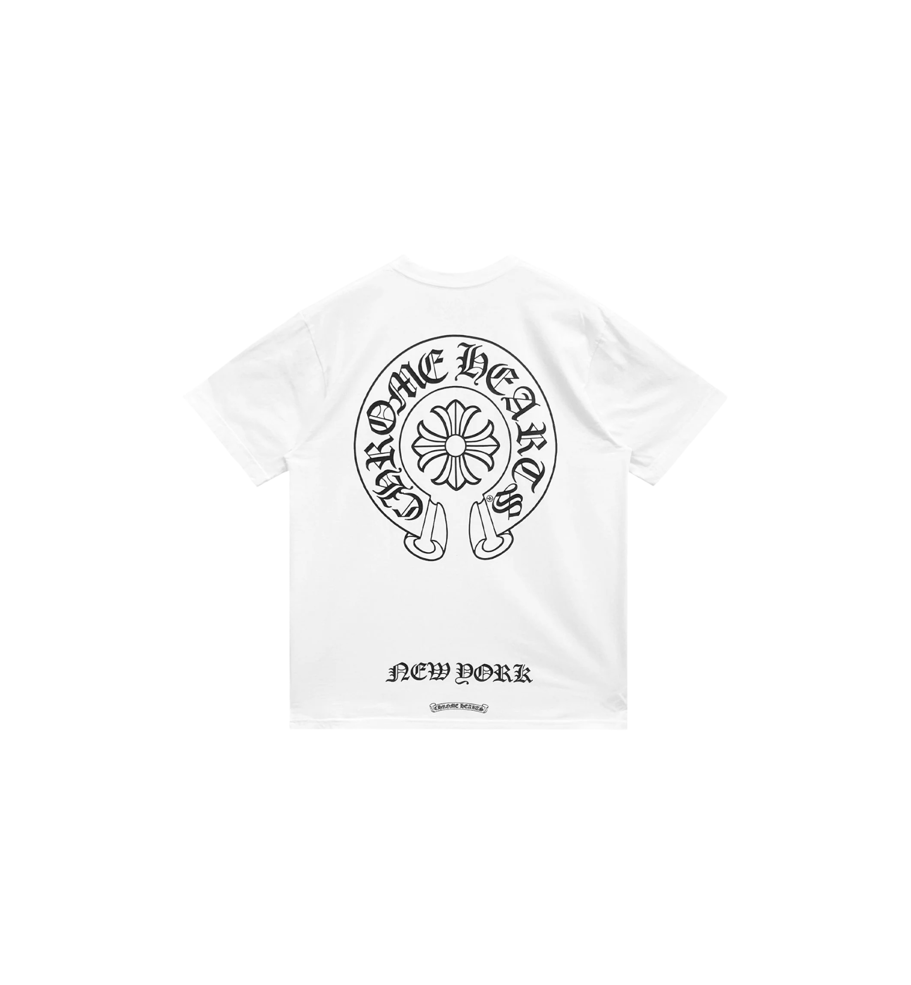 Chrome Hearts New York Exclusive Horseshoe Tee White at Stashed UAE