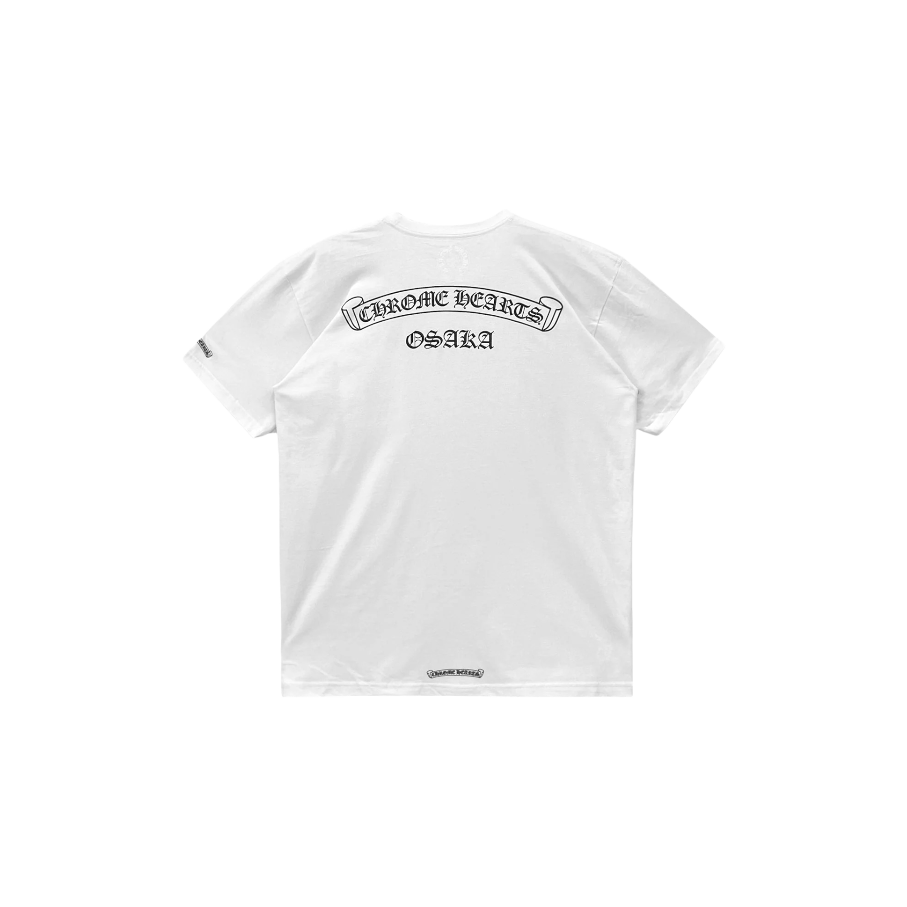 Chrome Hearts Osaka Exclusive Scroll Label Tee White at Stashed UAE