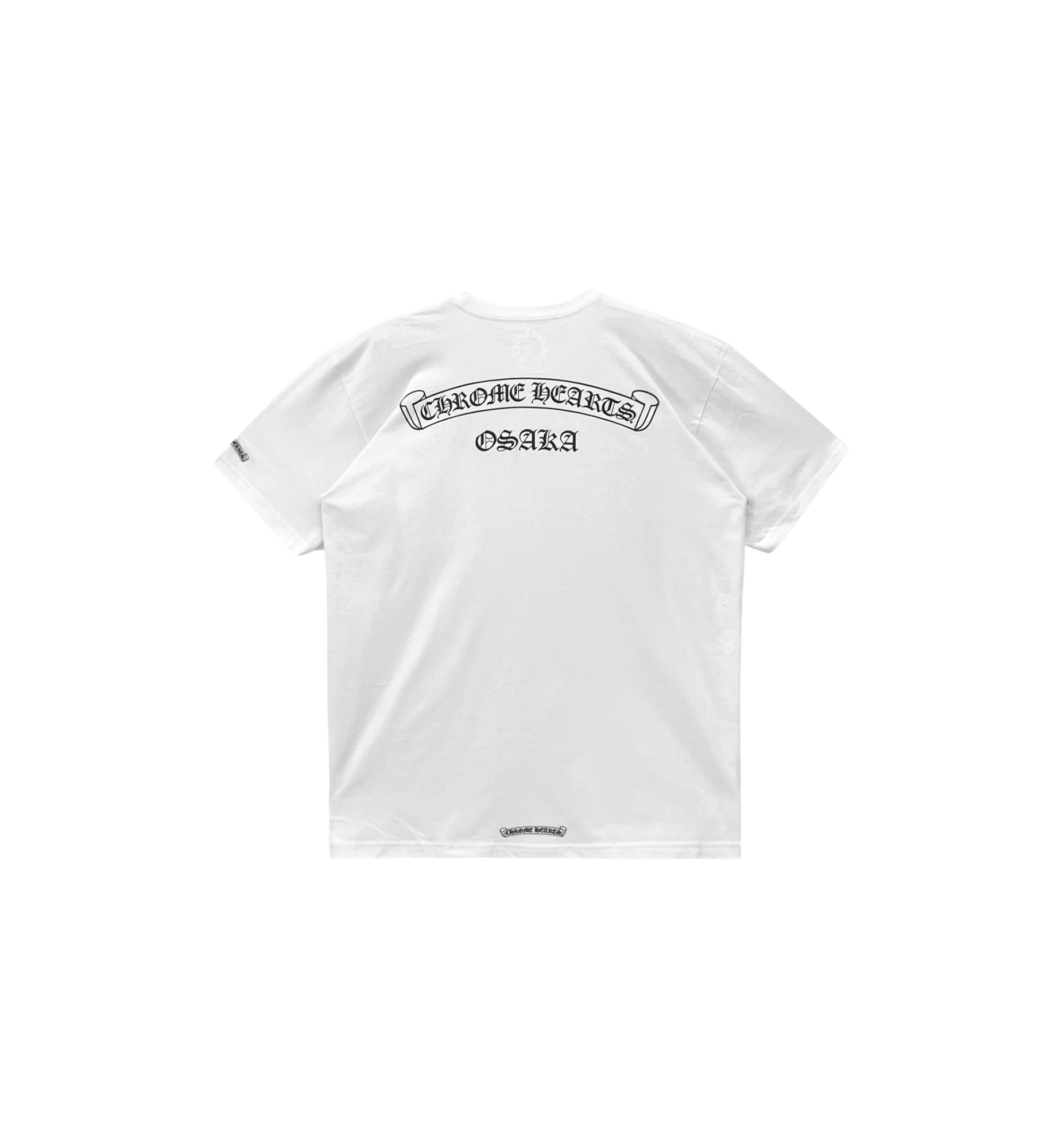 Chrome Hearts Osaka Exclusive Scroll Label Tee White at Stashed UAE