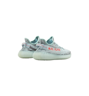 Adidas Yeezy Boost 350 V2 Blue Tint heel view at Stashed UAE