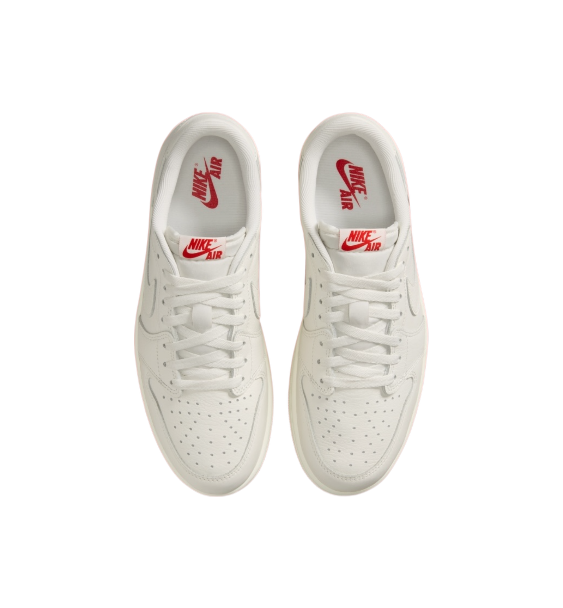 Air Jordan 1 Retro Low OG Sail top view at Stashed UAE