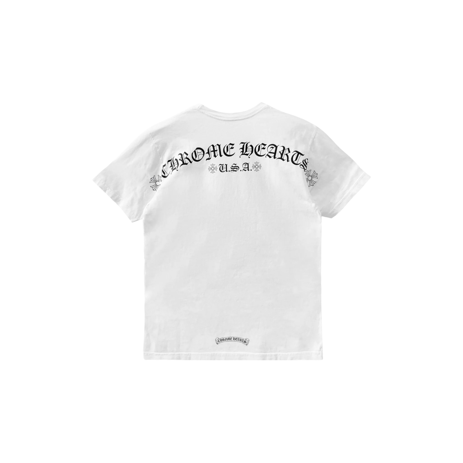 Chrome Hearts USA Script Tee White at Stashed UAE