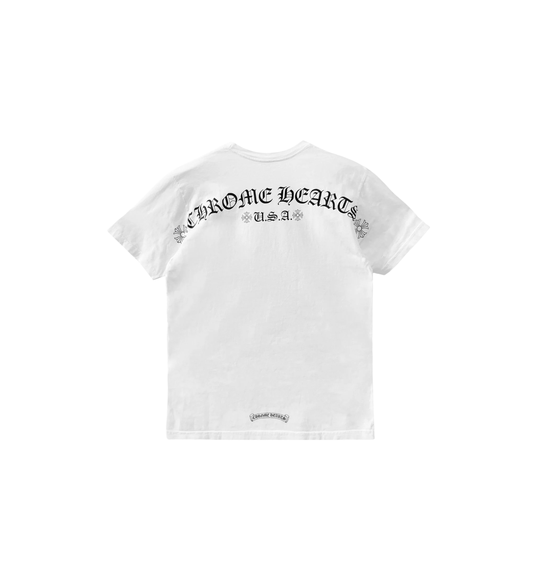 Chrome Hearts USA Script Tee White at Stashed UAE