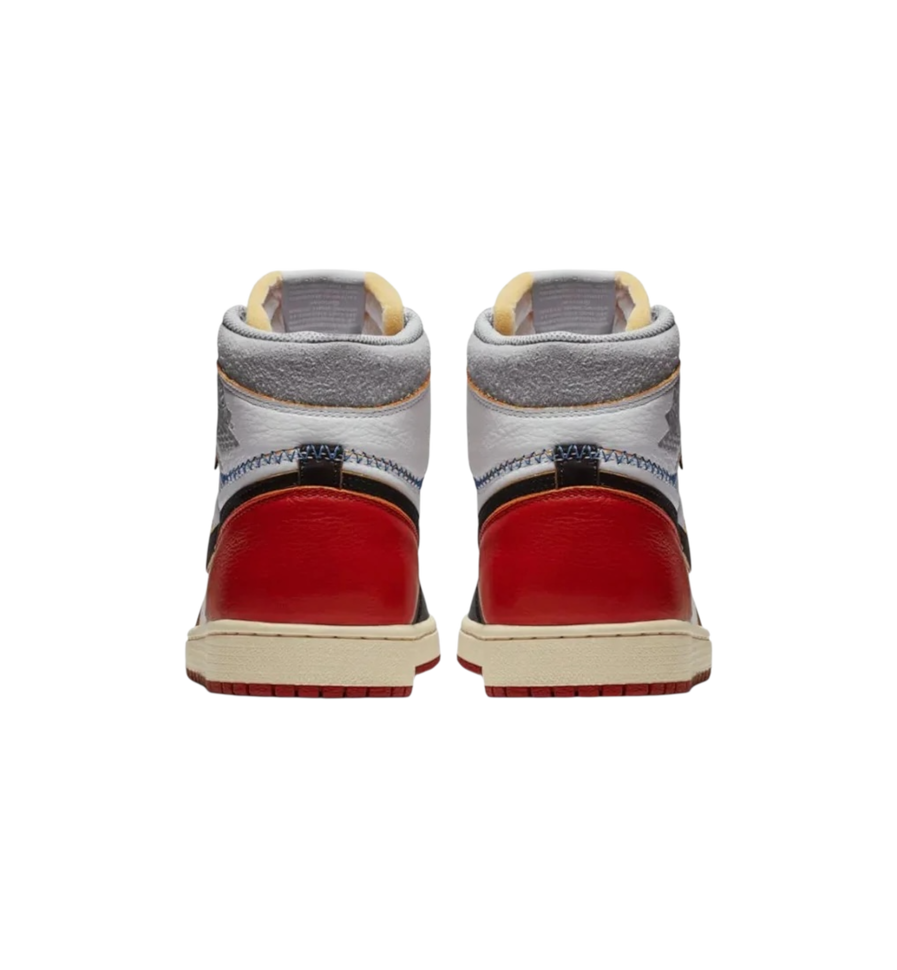 Air Jordan 1 Retro High Union Los Angeles Black Toe heel view at Stashed UAE