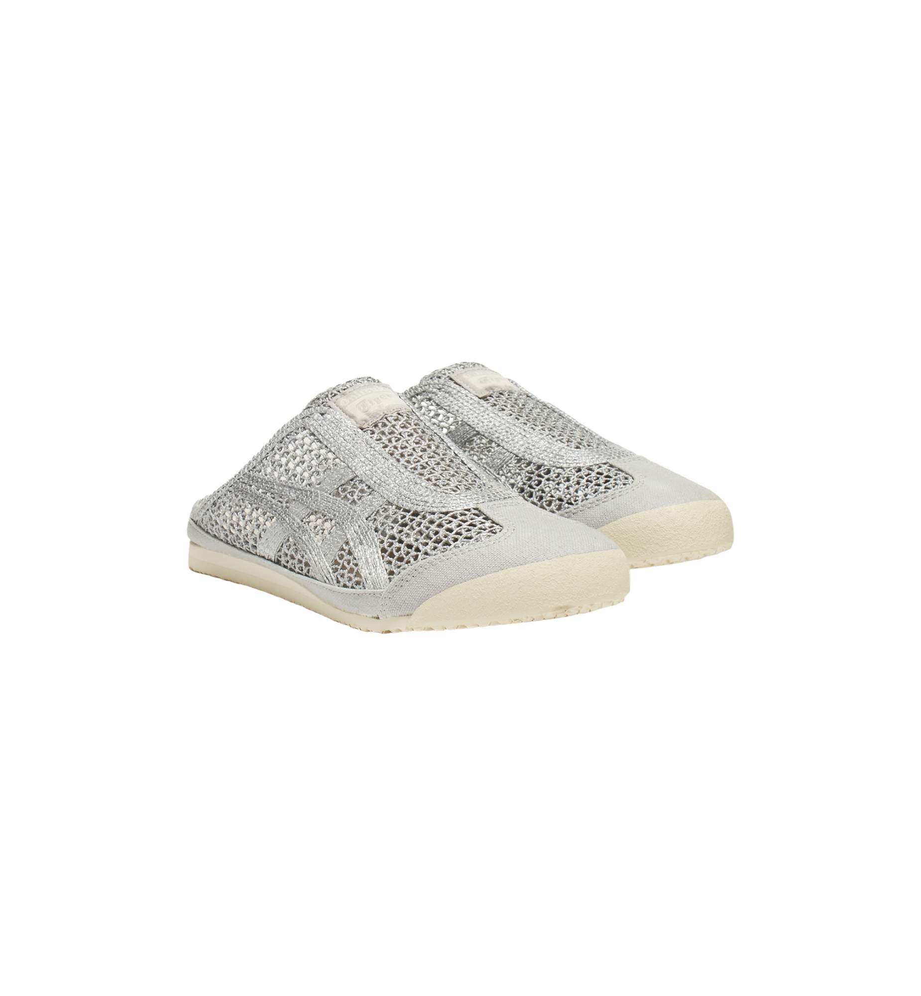 Onitsuka Tiger Mexico 66 Sabot Pure Silver pair at Stashed UAE