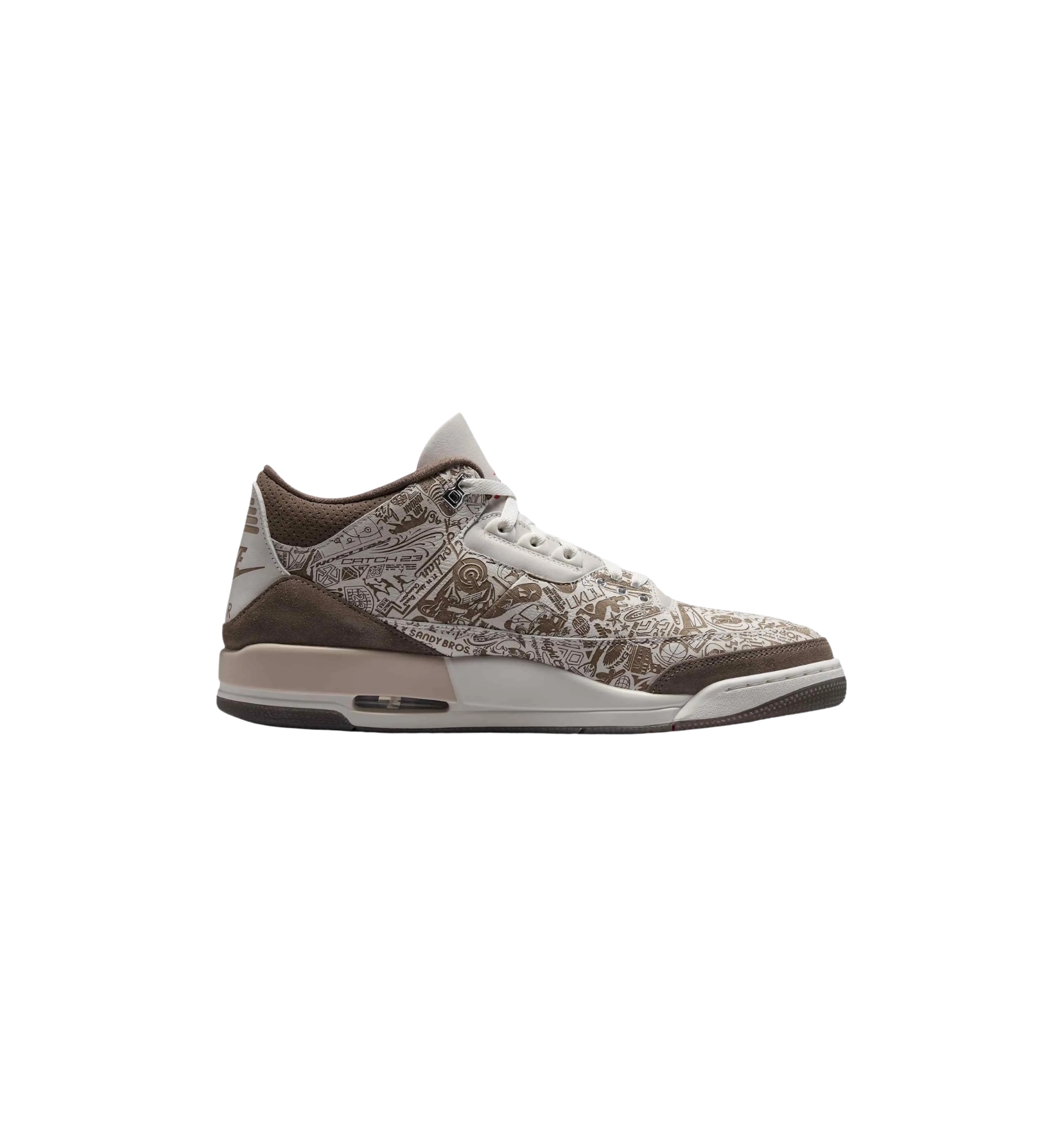 Air Jordan 3 Retro Laser Palomino side view at Stashed UAE