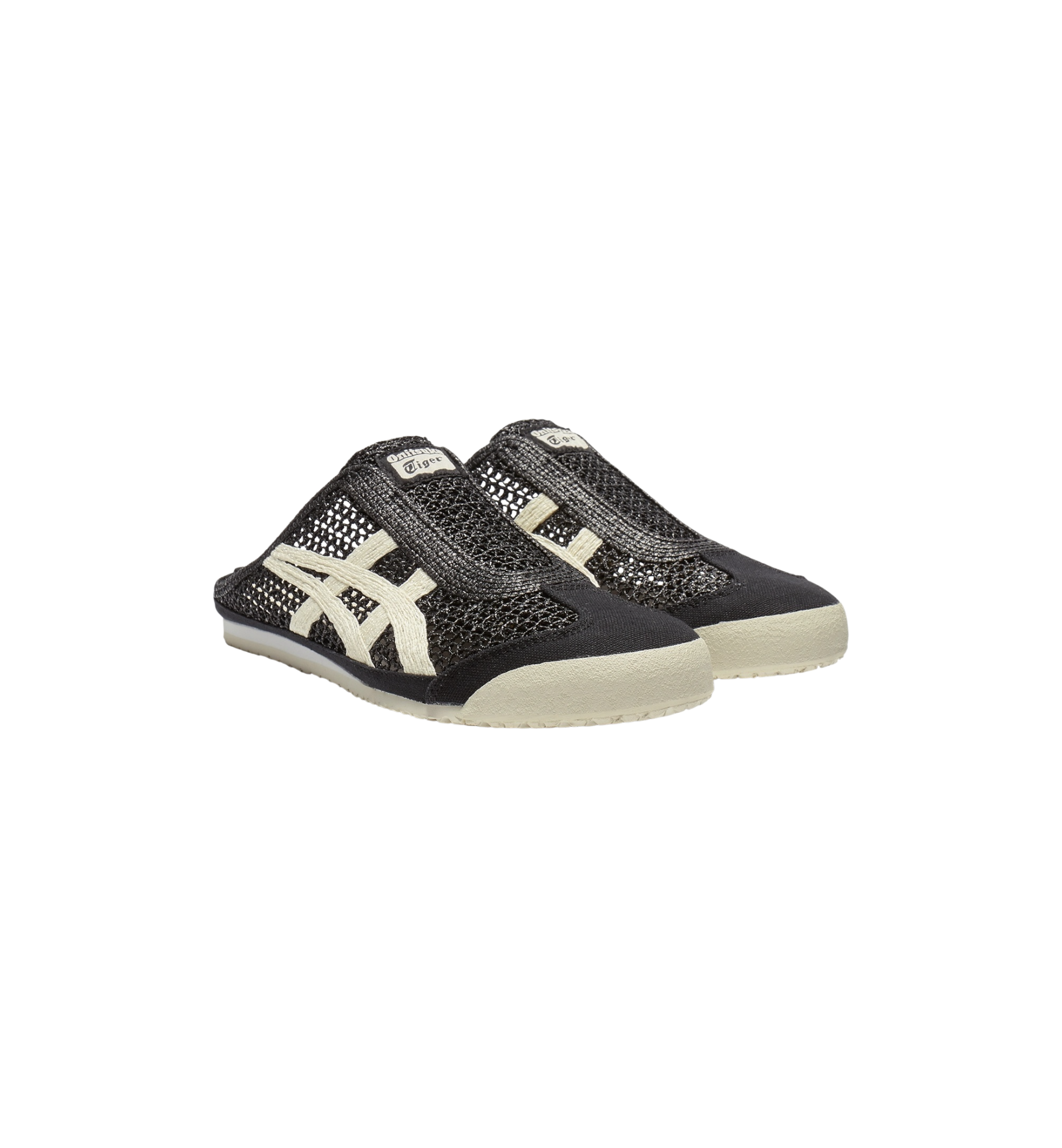 Onitsuka Tiger Mexico 66 Sabot Black Cream pair at Stashed UAE