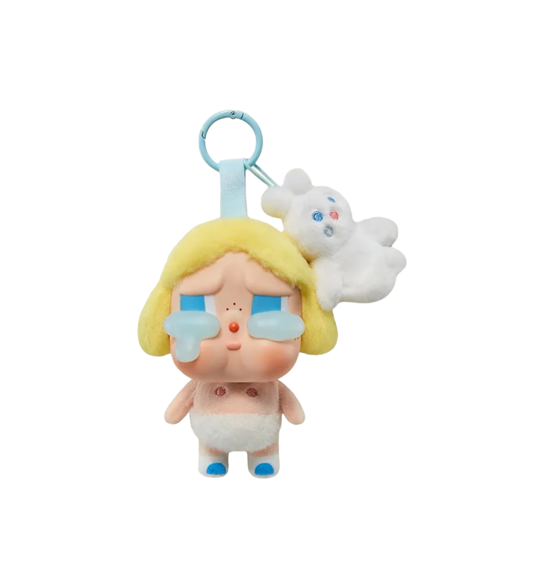 Pop Mart CRYBABY Crying Again Series Vinyl Face Plush Baby Blonde Super Secret Edition at Stashed UAE