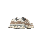 New Balance 9060 Driftwood Stone Pink Sea Salt heel view at Stashed UAE