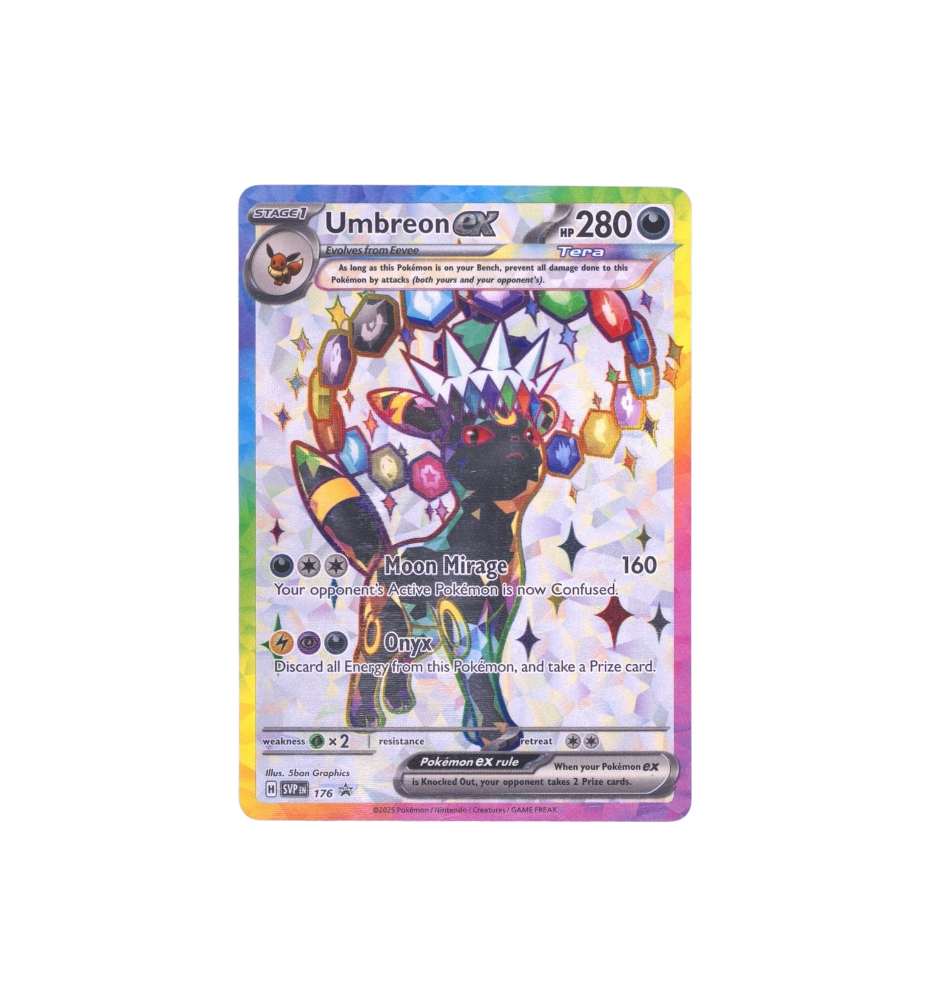 2025 Pokemon SVP EN-SV Black Star Promo Pre Premium Figure Collection RAW Umbreon ex at Stashed UAE
