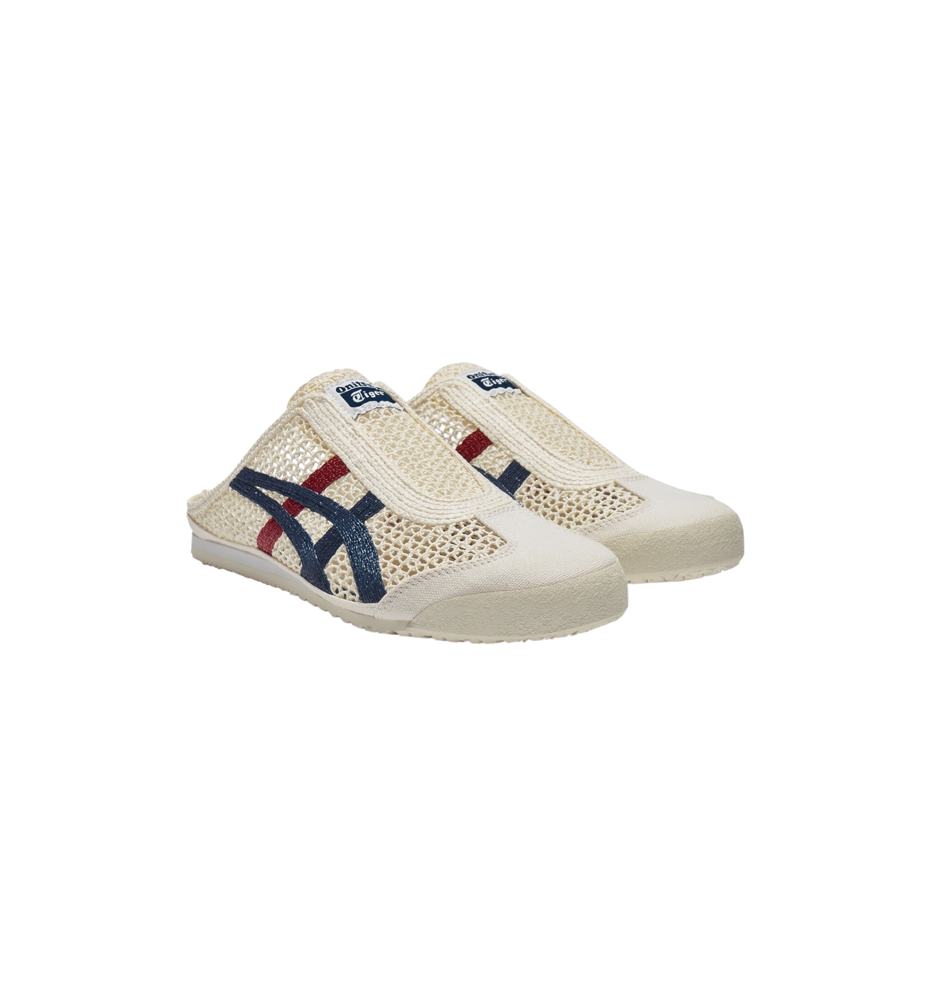 Onitsuka Tiger Mexico 66 Sabot Cream Mako Blue pair at Stashed UAE