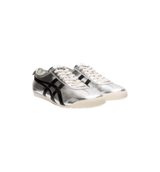 Onitsuka Tiger Mexico 66 Pure Silver Black pair at Stashed UAE