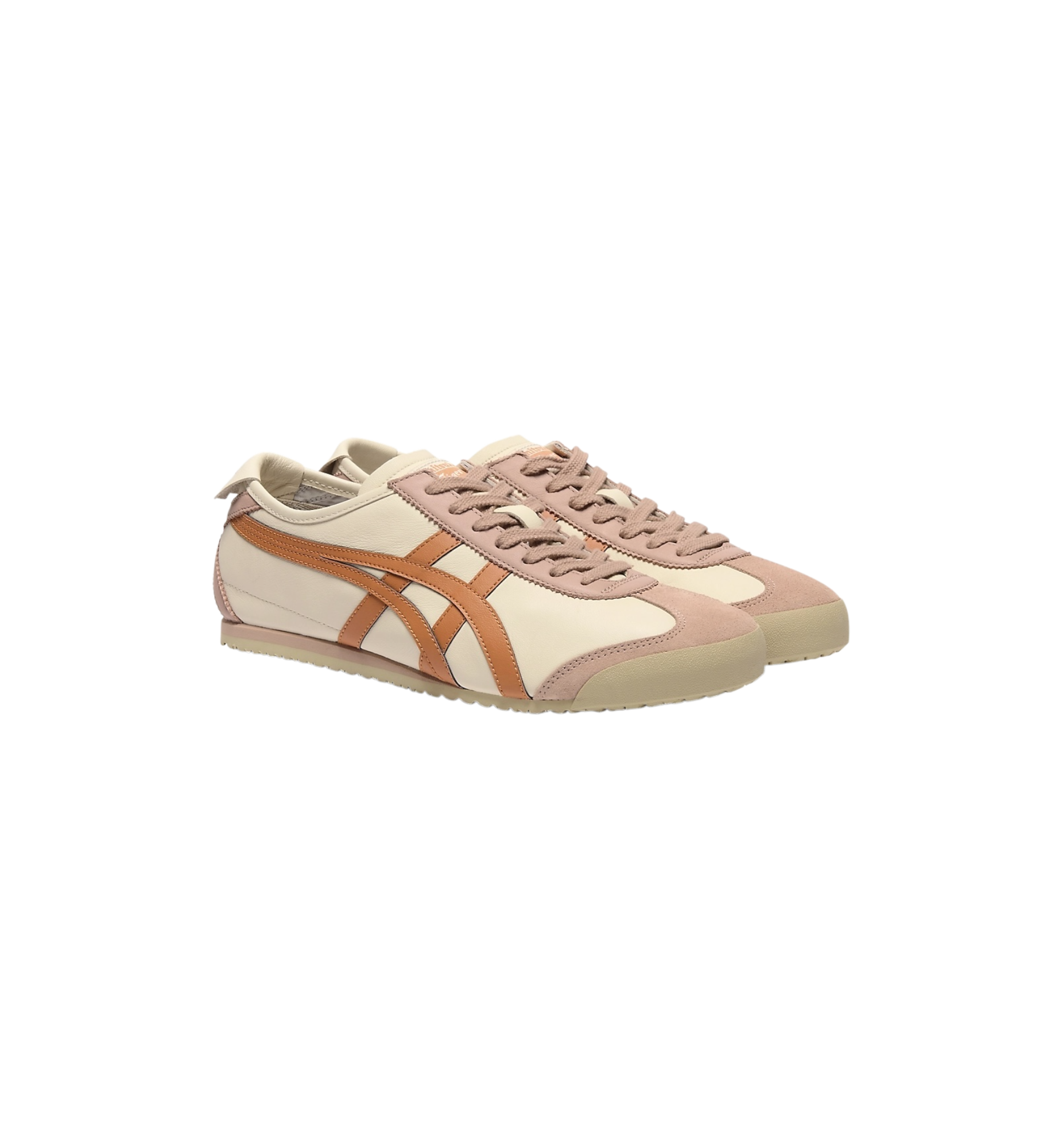Onitsuka Tiger Mexico 66 Birch Rust Orange pair at Stashed UAE