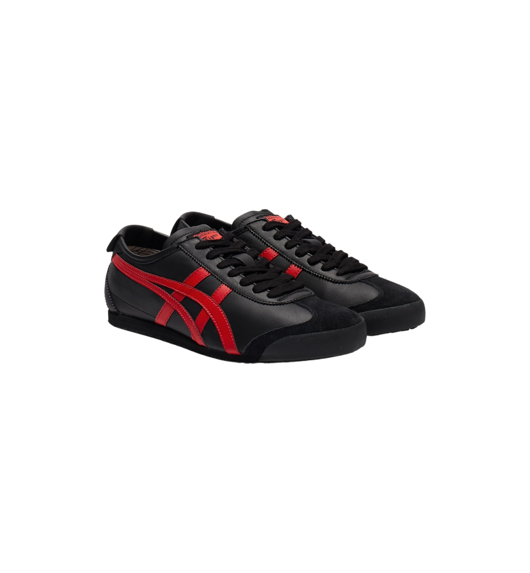 Onitsuka Tiger Mexico 66 Black Classic Red pair at Stashed UAE