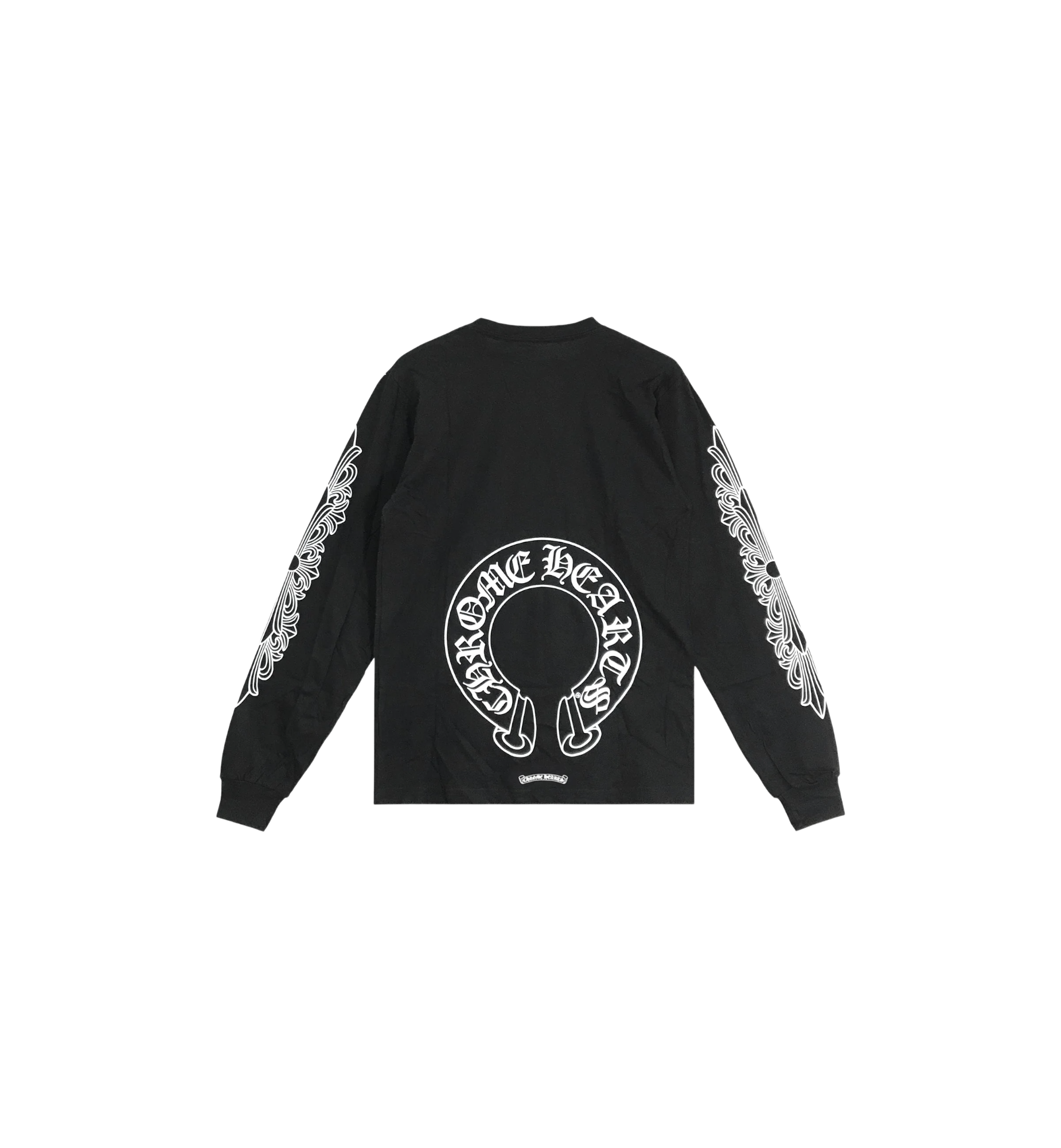 Chrome Hearts Horseshoe L/S T-Shirt Black at Stashed UAE