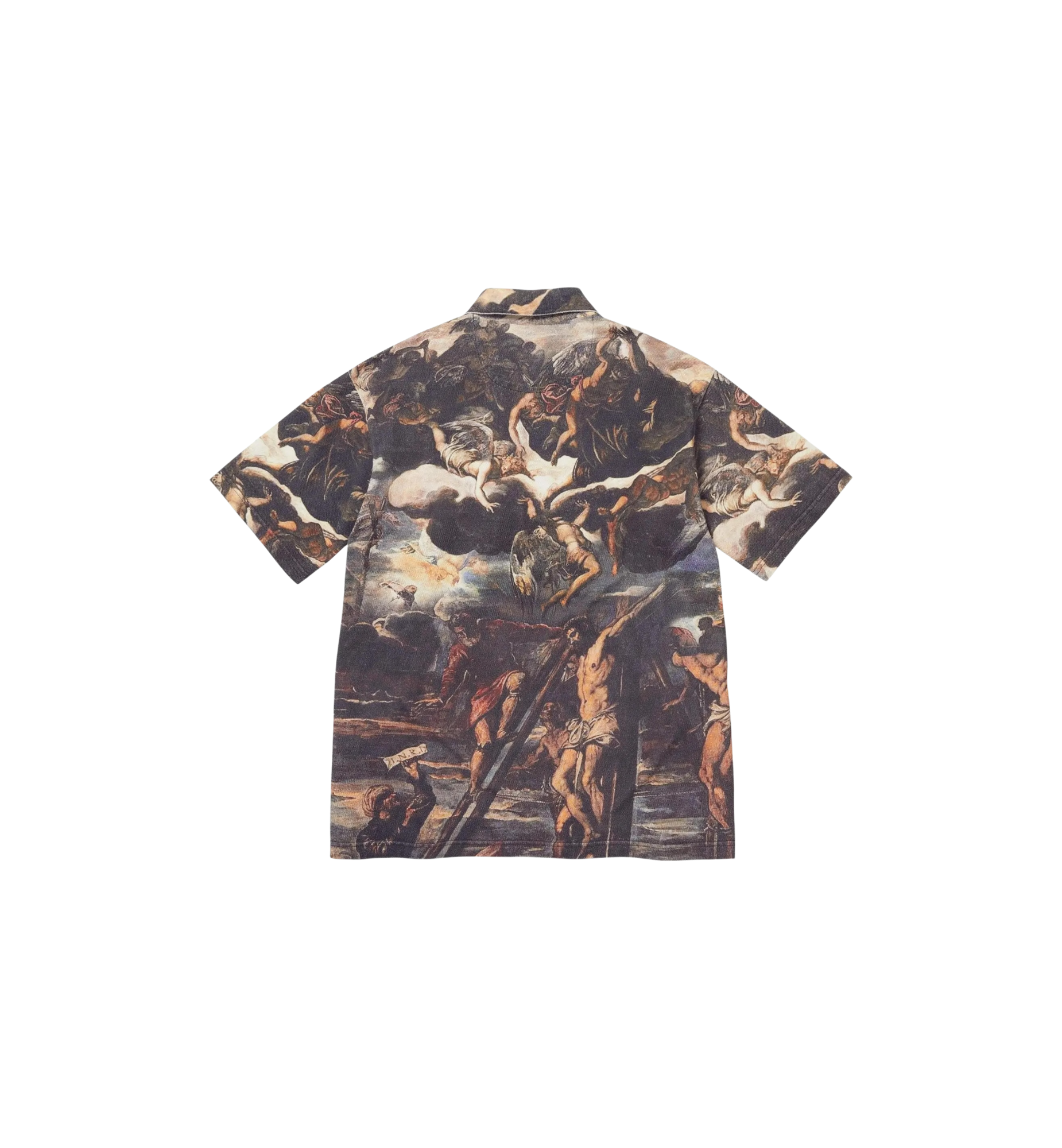 Supreme Crucifixion Polo Multicolor back view at Stashed UAE