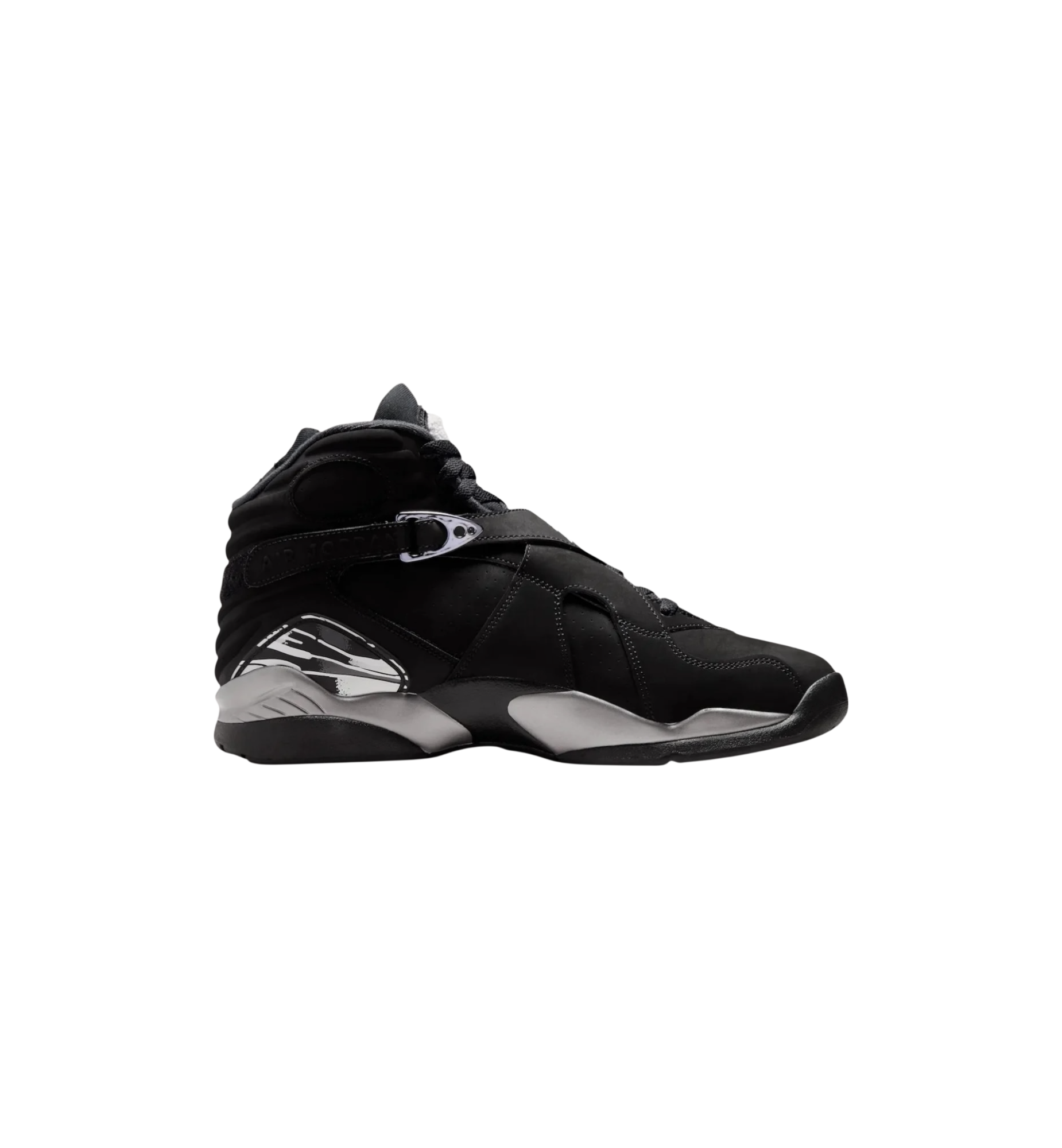 Air Jordan 8 Retro Chrome 2026 side view at Stashed UAE