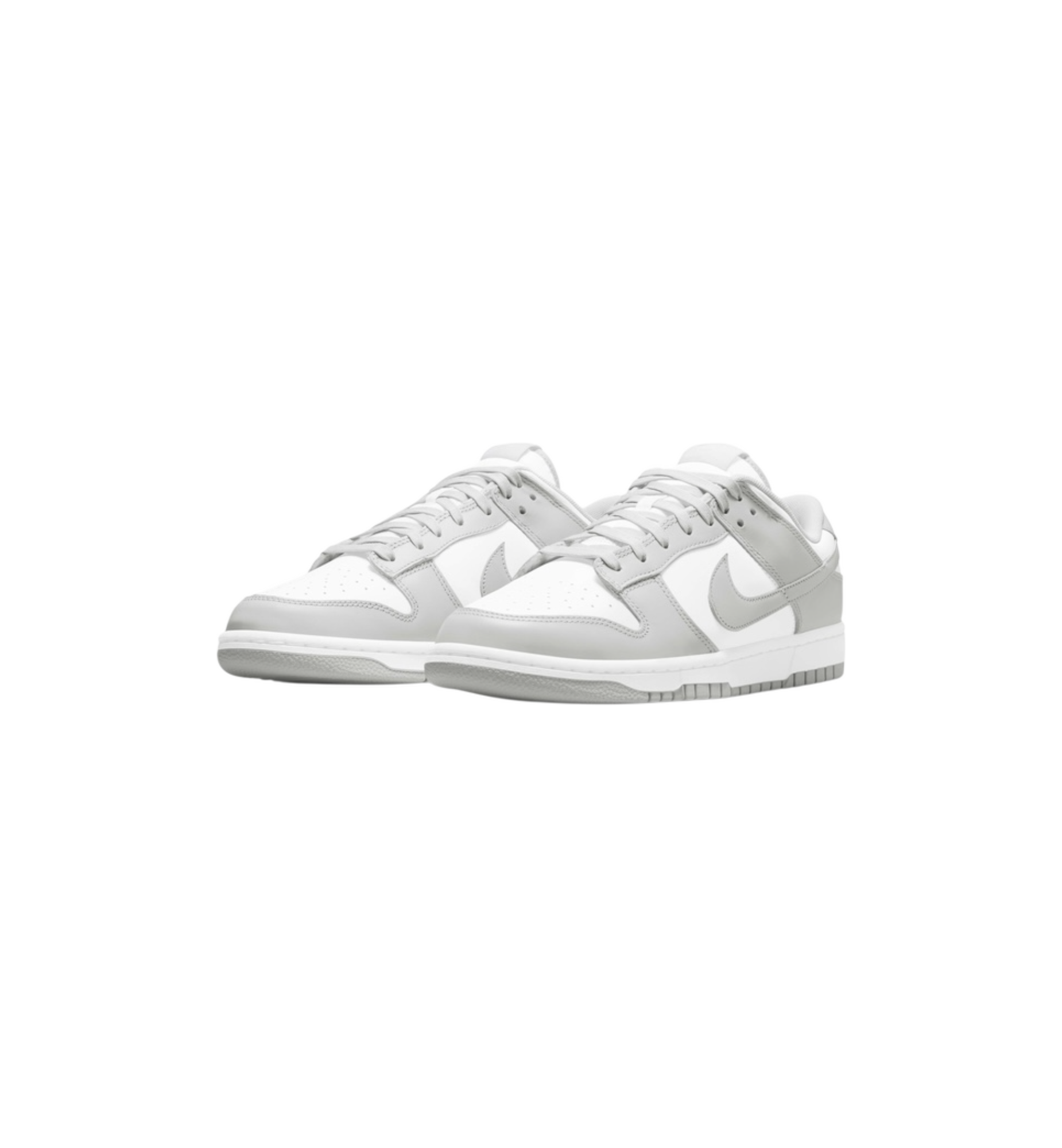 Nike Dunk Low Grey Fog pair at Stashed UAE
