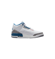 Air Jordan 3 Retro True Blue 2026 side view at Stashed UAE