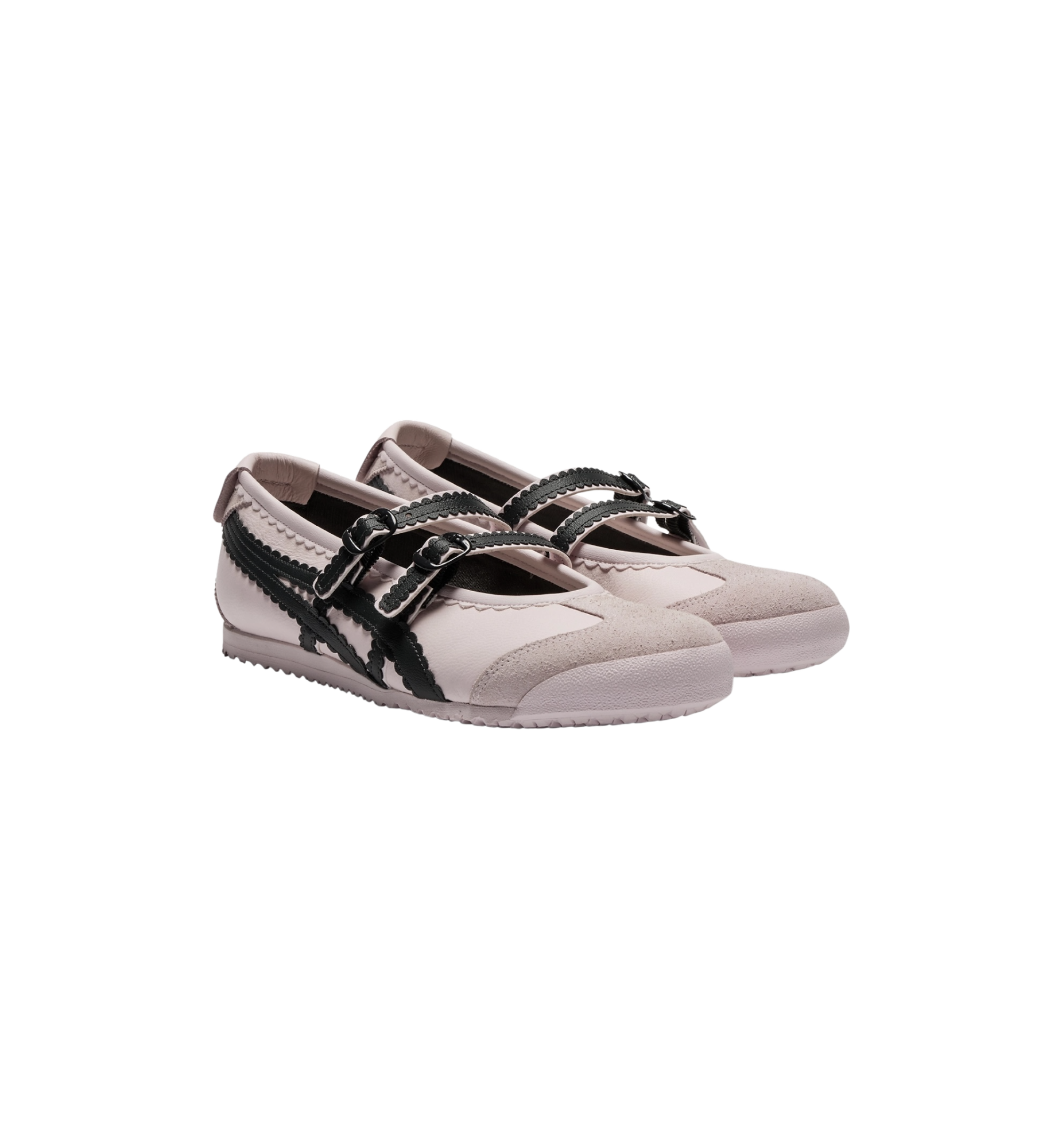 Onitsuka Tiger Mexico 66 TGRS Crystal Pink Graphite Grey Women's pair at Stashed UAE