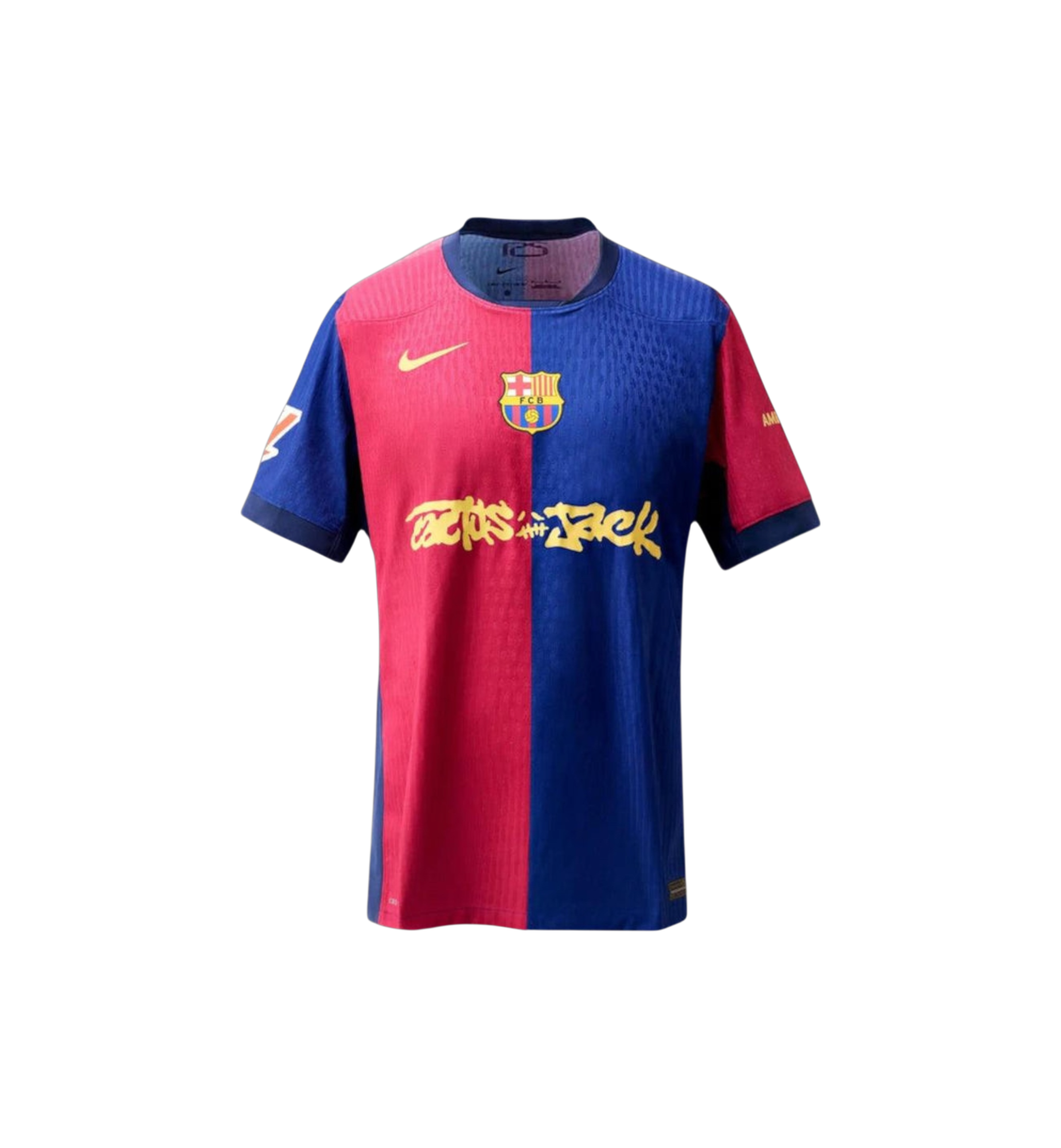FC Barcelona x Travis Scott Limited Edition Match Home 2024/25 Jersey "Blue/Scarlet"