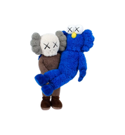 KAWS Seeing/Watching Plush "Grey/Blue"