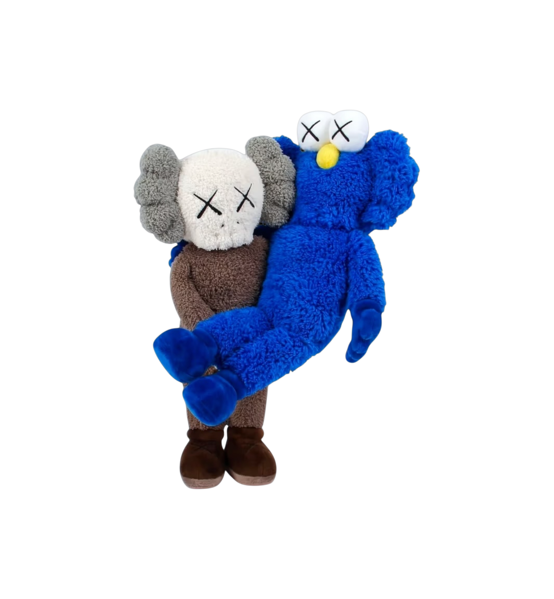 KAWS Seeing/Watching Plush "Grey/Blue"