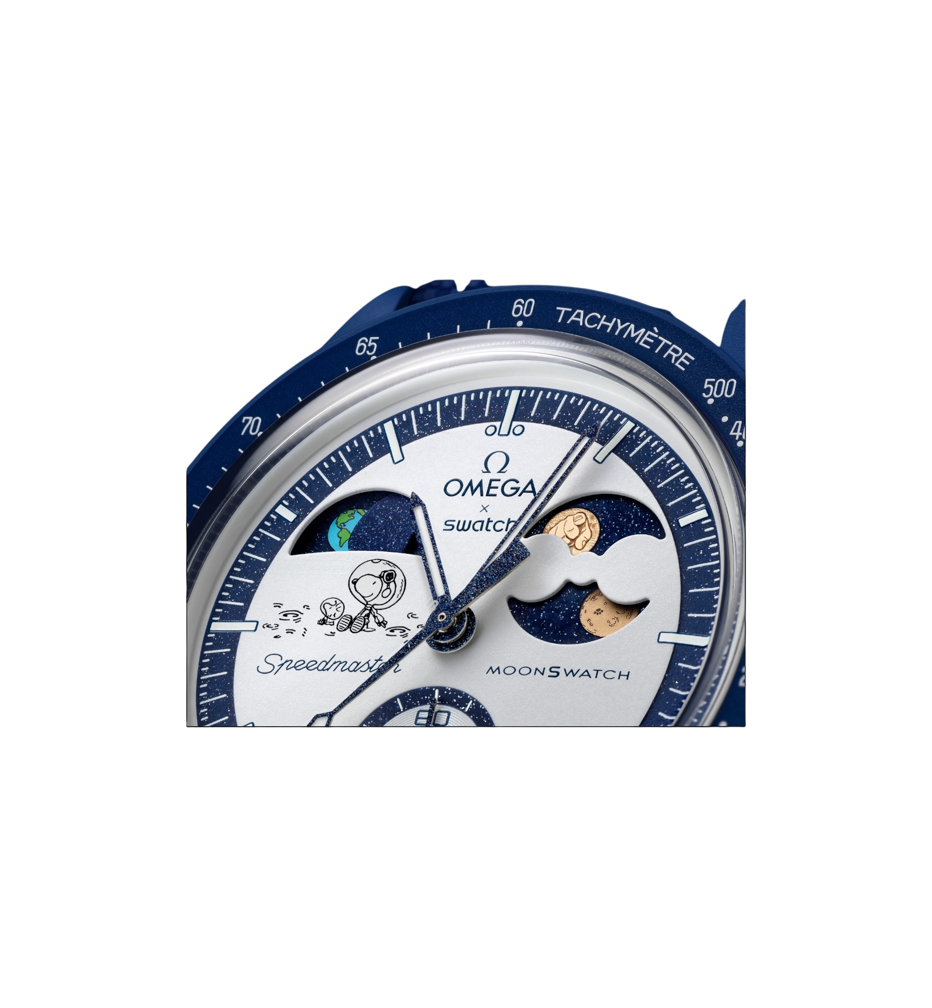 Swatch x Omega Bioceramic Moonswatch Mission To Earthphase Moonshine Snoopy Gold "Hunter's Moon"