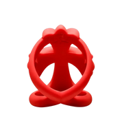 Chrome Hearts Cross Silicone Ring "Red"
