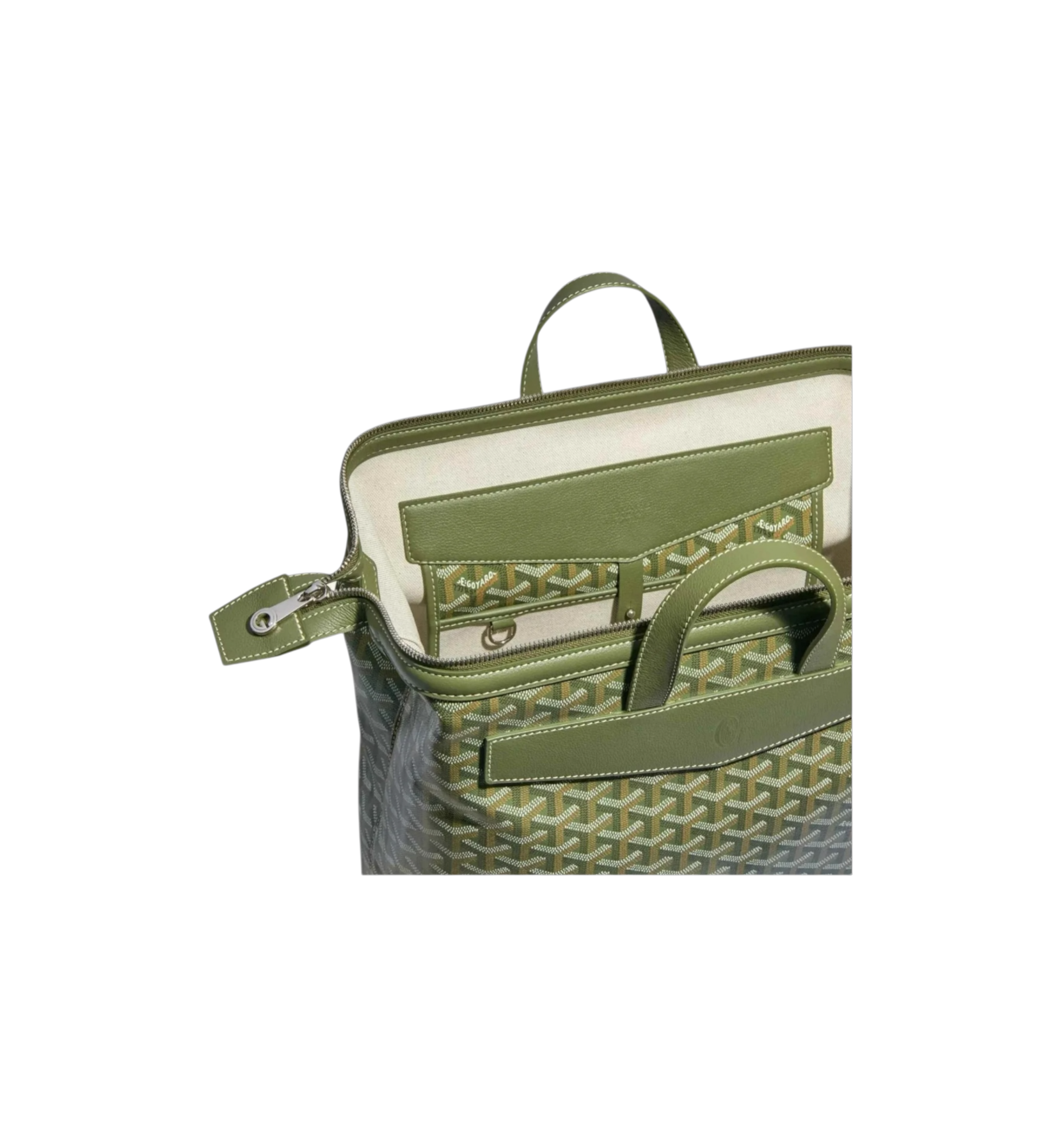 Goyard Cisalpin Backpack "Khaki Green"