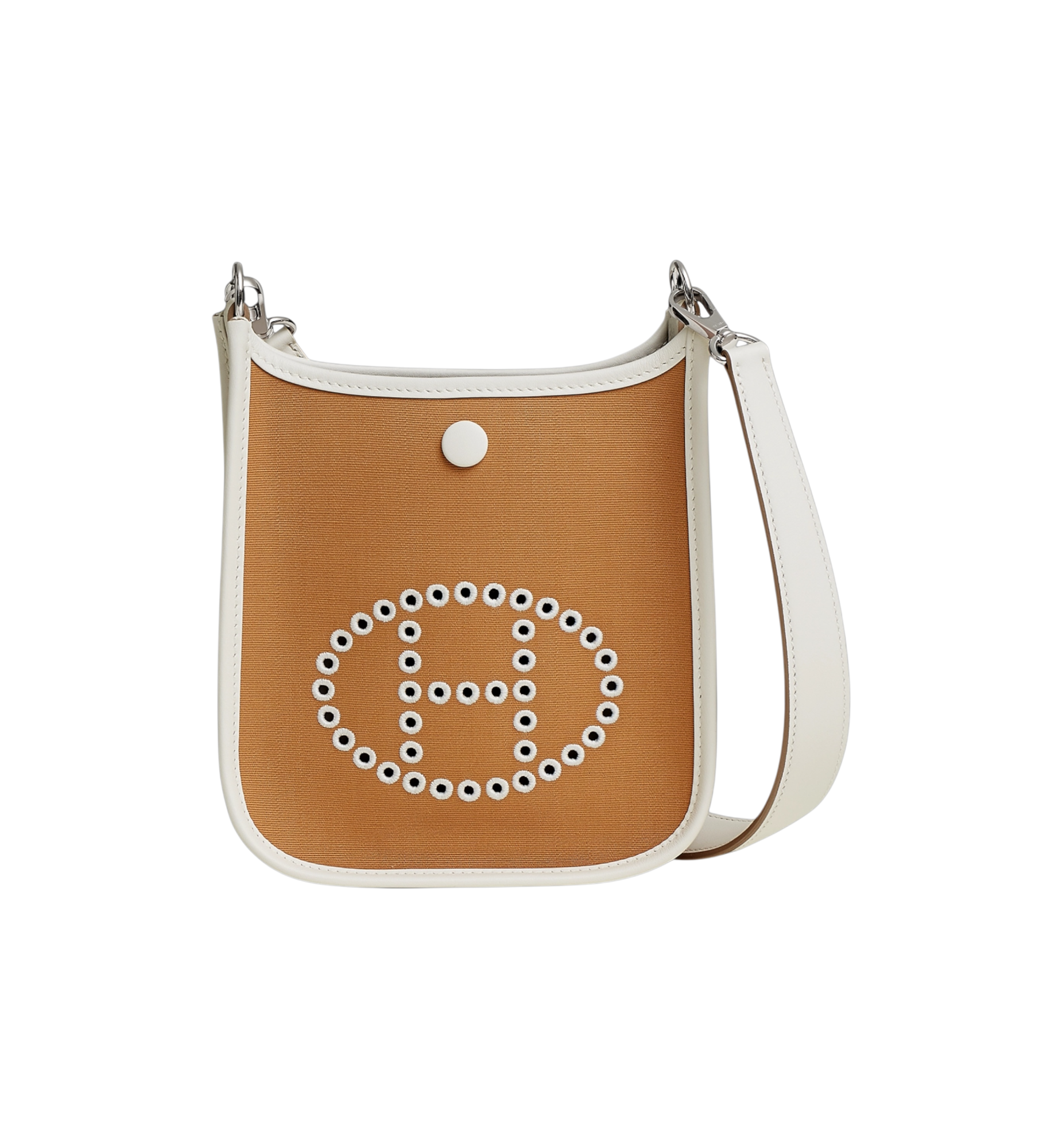 Hermes Neo Evelyne 16 Palladium Hardware Bag "Dune/Etoupe/Gris Pale"