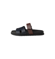 Hermes Chypre Sandal "Marine/Marron Palissandre"