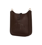Hermes Evelyne 16 Gold Hardware Bag "Ebene Barenia Faubourg"