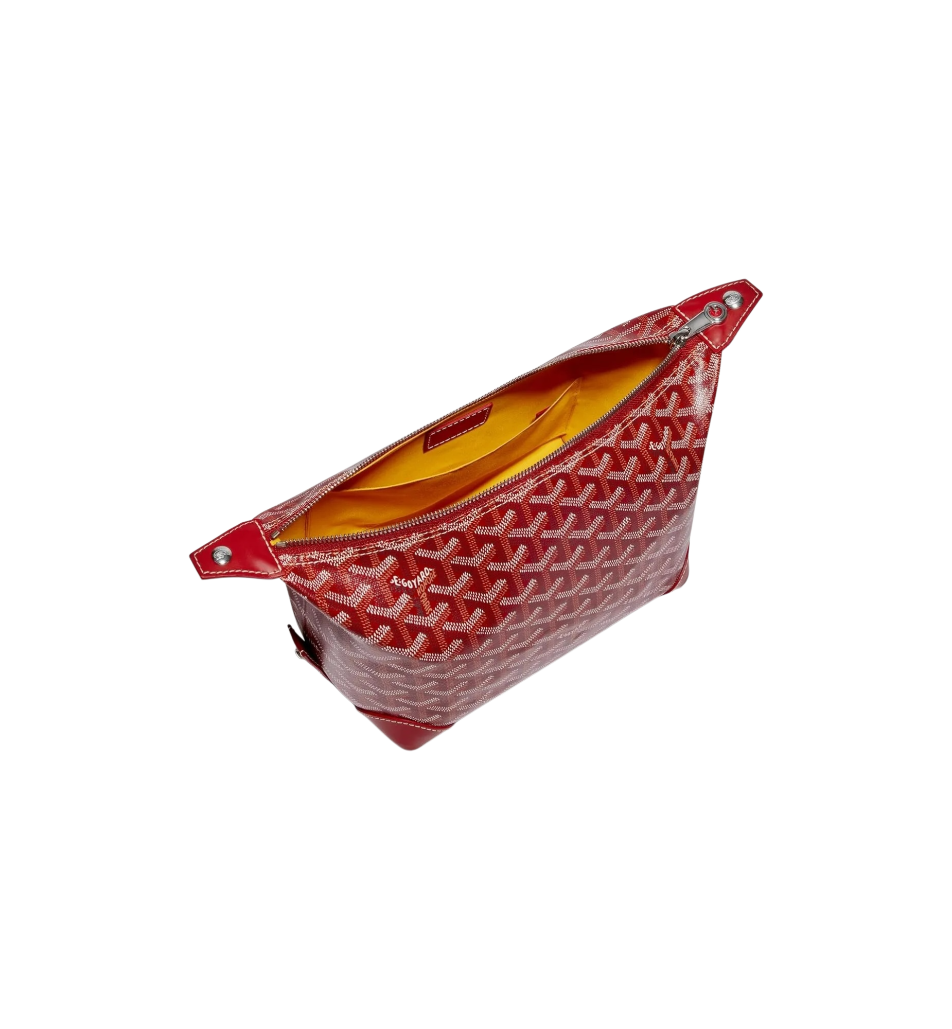 Goyard Bowling 25 Toiletry Bag "Red"