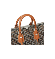 Goyard Boston 45 Bag "Black & Tan"