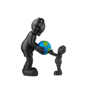 KAWS The Promise Vinyl Figure "Black"
